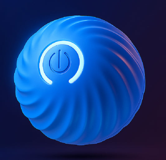 Durable, safe ball that rolls to keep dogs active and entertained. Perfect for play, training, and exercise.