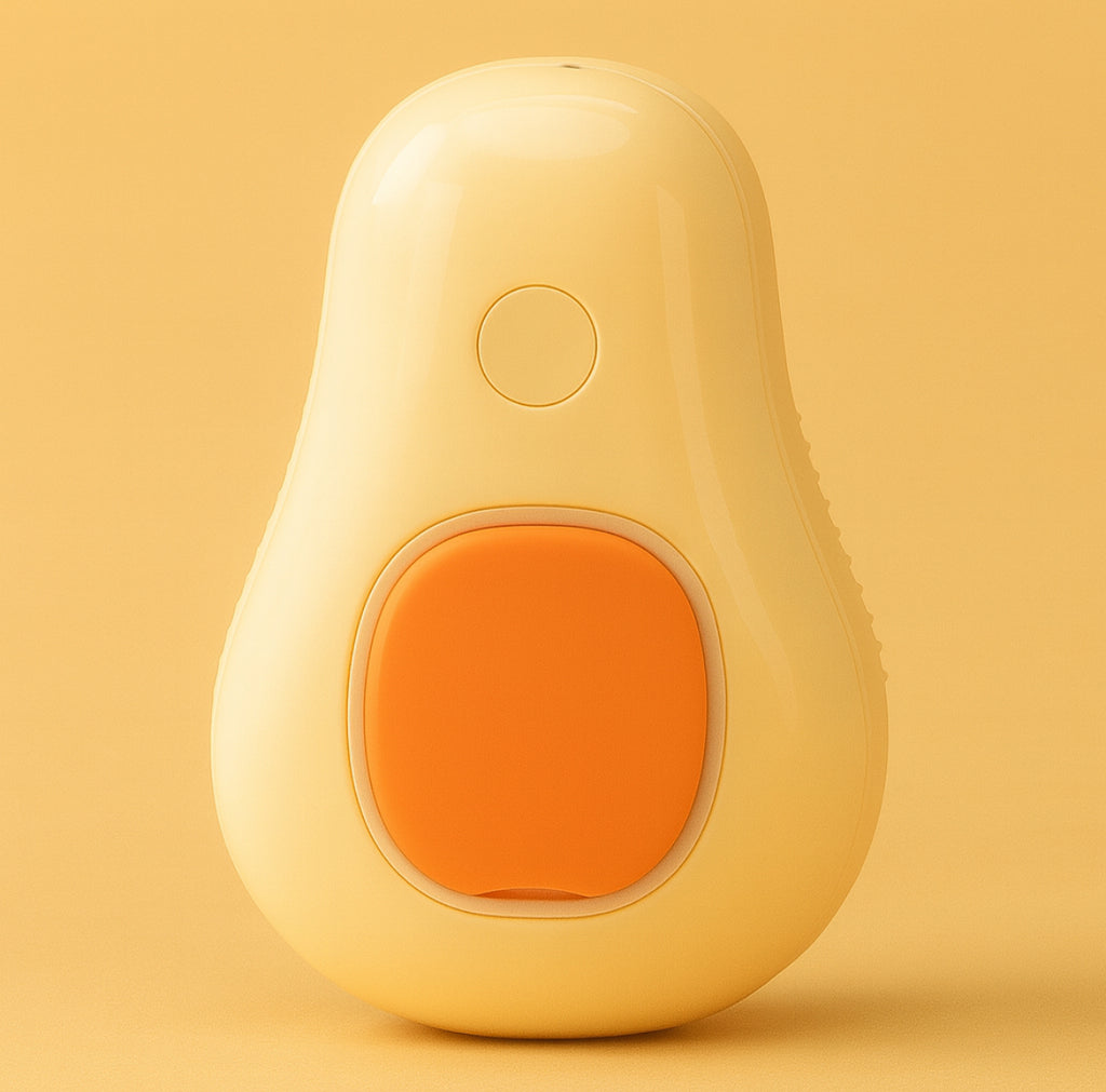 Steamy Avocado Cat Brush – Electric self-cleaning brush with steam for easy pet grooming.