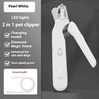 LED pet nail clippers with light for safe, easy trimming. Sharp, comfy, and stress-free.